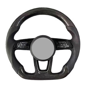 Volante in Pelle Nappa Personalizzato per Auto <span class=keywords><strong>Audi</strong></span> A1/A3/S3/RS3/A4/S4/RS4/A5/S5/RS5/A6/S6/RS6/A7/S7/RS7/A8/RS8/<span class=keywords><strong>TT</strong></span>/R8/Q3/Q5/Q7 - Product Image 4