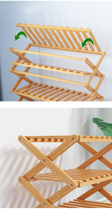 Kệ Để Giày Trưng Bày Bằng Gỗ Có Thể Gập Lại - Product Image 6