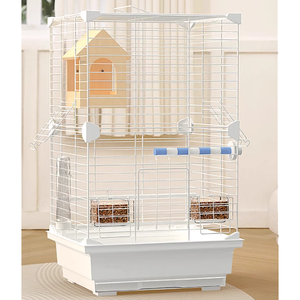 Villa de luxe perroquet Cage à <span class=keywords><strong>oiseaux</strong></span> pliante Cages à <span class=keywords><strong>oiseaux</strong></span> <span class=keywords><strong>en</strong></span> métal élevage petite Cage d'élevage d'<span class=keywords><strong>oiseaux</strong></span> pour extérieur intérieur - Product Image 5