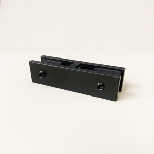 Condibe Edelstahl Pool Zaun schwarz Farbe Glasclip Anschluss - Product Image 1