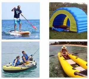 Pompe à air manuelle à double <span class=keywords><strong>action</strong></span> haute pression pour piscine, jouets gonflables, pompe à main 15 PSI 2,5L jaune taille moyenne - Product Image 6