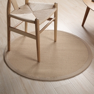 Cynthia Home Decor Personalizzata Rotonda Naturale di Iuta Tappeto Per Tavolo Da Pranzo - Product Image 2