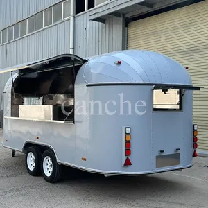 Camion de restauration mobile personnalisé Canche pour la vente de pizzas et autres plats, idéal pour la rue - Product Image 1