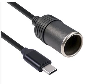 5V naar 12V converter voedingsadapter kabelverlenger <span class=keywords><strong>USB</strong></span> type C opladers naar sigarettenaansteker auto-accessoires - Product Image 3