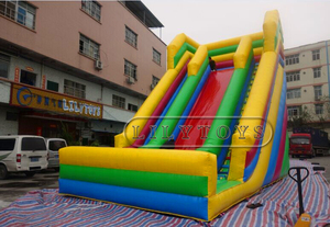 10M cao lớn ngoài trời bơm hơi khô trượt thương mại cấp trượt nước bơm hơi cho người lớn - Product Image 5