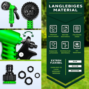 Customizable 15m Expandable Irrigation with No Knotting Feature Flexible Water for Shower Head - Product Image 4