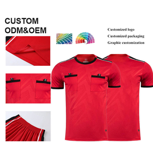Maillot d'arbitre de football professionnel, maillot de football personnalisé, tenue d'entraînement, kit d'uniforme d'arbitre de football - Product Image 2