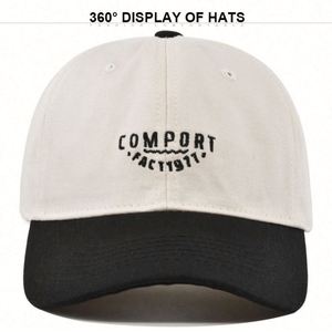Gorras de Béisbol Promocionales Baratas, Sin Estructura, de Dos Tonos, 100% Algodón, con Visera Curva, Bordadas, Estilo Dad Hat, Deportivas, Formales, Unisex - Product Image 4