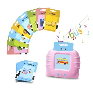 Großhandel billig OEM Kinder sprechen Alphabet Karteikarten Leser Händler Maschine Baby Lernspiel zeug für Kinder früh pädagogisch