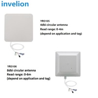 Antenne de lecteur RFID UHF intégrée longue portée 1-4m RS232 WG26 Interface de relais fonctionne pour la solution de contrôle d'accès de voiture