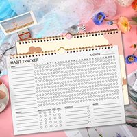 Calendrier de suivi des habitudes avec logo personnalisé Myway Nouveau design Inspirational Habit Journal planner Habit Tracker pour le bureau Vente en gros