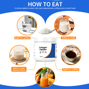 פפטידי קולגן בקר שעברו הידרוליזה, בצורת אבקה לבנה, מסייעים לשיער וציפורניים בריאים לנשים. - Product Image 4