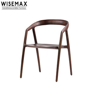 Wisemax đồ nội thất nóng bán Trung Quốc phong cách Đồ nội thất nhà cánh tay ghế óc chó gỗ Ghế ăn cho khách sạn phòng ăn - Product Image 1