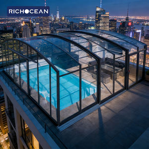 Véranda coulissante automatique préfabriquée en aluminium et verre transparent RICHOCEAN pour extérieur - Product Image 2