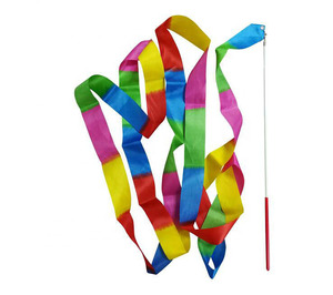 Équipement de <span class=keywords><strong>gymnastique</strong></span> <span class=keywords><strong>artistique</strong></span> colorée, nouvelle collection, avec tige à torsion, ruban de 1M, pour filles - Product Image 2
