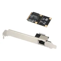 Carte Ethernet interne Realtek RTL8125BG 2.5G/1G Mini PCI Express vers port RJ45 pour serveur (en stock)