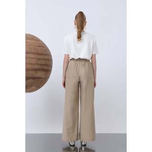 Pantalones Básicos Plisados de Visón para Mujer, Marca Soul, para Oficina y Uso Casual, Diseño Ligero y Cómodo con Detalles Elegantes - Product Image 5