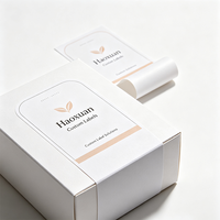 Étiquettes personnalisées Haoxuan pour boîtes de thé, autocollants imprimés en film BOPP mat blanc pour emballages de thé de vente au détail