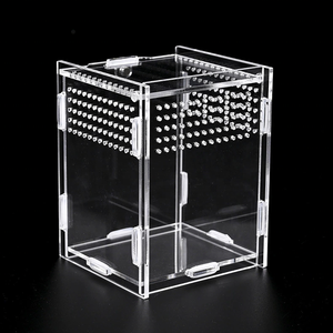 스파이더 아크릴 디스플레이 케이스 파충류 사육장 상자 타란튤라 아크릴 스파이더 사육장 - Product Image 2