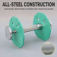 Ensemble d'haltères en acier réglables de 12 kg à 48 kg, plaques de poids démontables, durables, gain de place, rangement, entraînement de fitness à domicile