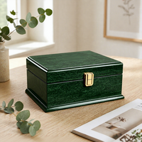 Boîte en bois artisanale de luxe écologique pour le stockage de l'agarwood (Oud), des huiles essentielles, du bakhoor et de l'encens - Décorative