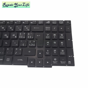คีย์บอร์ดเกม CF GL553สำหรับ <span class=keywords><strong>ASUS</strong></span> ROG GL553VS GL553VW <span class=keywords><strong>GL553VE</strong></span> V156362CK2 EF 0KN1-0B4CB21 0KNB0-6676CB00ปุ่มสีขาวหนา Backlit - Product Image 3