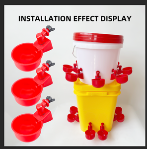 New Gia cầm Gà uống bát tự động <span class=keywords><strong>waterer</strong></span> cho Chim Chim bồ câu cốc chim cút trang trại thiết yếu - Product Image 2