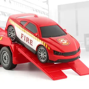 PANDAS 1:12 coche eléctrico de <span class=keywords><strong>juguete</strong></span> de gran tamaño para niños camión de <span class=keywords><strong>bomberos</strong></span> multifunción con música luz inercia características Vehículo de plástico - Product Image 6