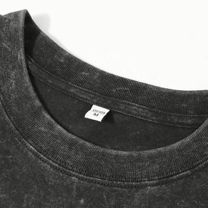 เสื้อยืดผู้ชายทรงปกติ คอกลม ลายตัวอักษร ผ้าฝ้าย 100% เนื้อหนา สไตล์สตรีทแวร์ - Product Image 4