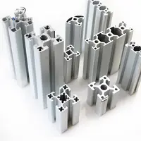 T alluminio profilo in alluminio t-slot industria estruso T scanalato profilo in alluminio estrusione di elementi di fissaggio