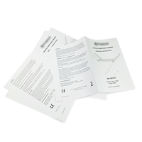 Dépliant a5 personnalisé de haute qualité en noir et blanc, manuel d'instruction du produit, cahier de spécifications d'impression
