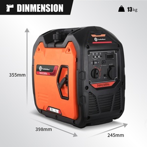 Générateur à essence portable ultra-silencieux de haute qualité 1KW, 1.3KW, 2KW, 3KW, idéal pour les dîners familiaux et le camping - Product Image 3