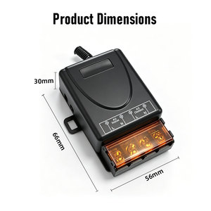 Télécommande RF réplicable 433 MHz, compatible avec les lampes, les volets roulants, les portes de garage et les pompes à eau - Product Image 4