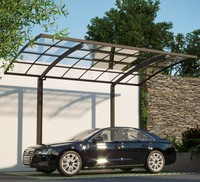 Parking de voiture en métal d'auvent en aluminium extérieur moderne et durable