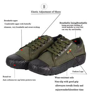 Salida de fábrica de goma antideslizante para hombre, zapatillas de senderismo con cordones, zapatillas de deporte, <span class=keywords><strong>zapatos</strong></span> de construcción, <span class=keywords><strong>zapatos</strong></span> ligeros transpirables - Product Image 4