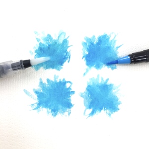 Stylo <span class=keywords><strong>marqueur</strong></span> à pointe de pinceau permanent aquarelle à encre <span class=keywords><strong>indélébile</strong></span> professionnelle - Product Image 6