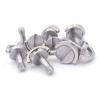 Groothandel Op Maat Roestvrij Staal M3 M5 1/4 Inch D Ring Duimschroef Voor Camera Statief