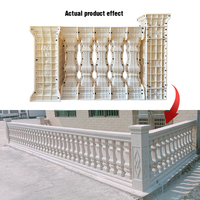 Coffrage de clôture de construction de moule de garde-corps de balcon en béton en plastique réutilisable de haute résistance pour produit ménager