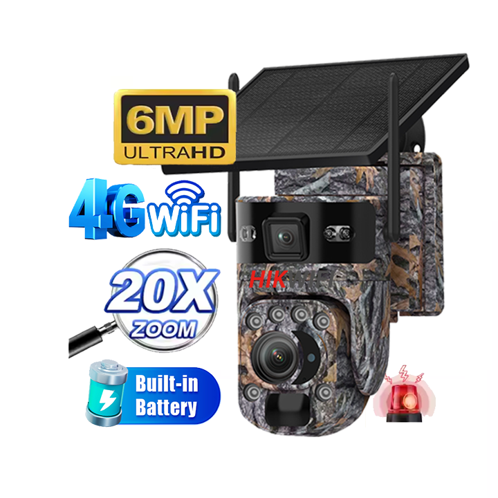 3MP 4G Solar Dual PIR Cellular