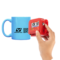 Imprimante Jet d'Encre Portable Yaomatec Mini 12,7mm 25,4mm pour Date de Péremption, Code QR, Code-Barres, Logo – Imprimante à Main pour Étiquettes et Autocollants