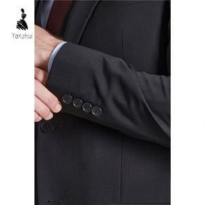 Completo Slim Fit Monopetto in Lana Premium YZ 2026 per Uomo, Traspirante, con <span class=keywords><strong>Pantaloni</strong></span> Formali Inclusi, per il Mercato Turco - Product Image 4