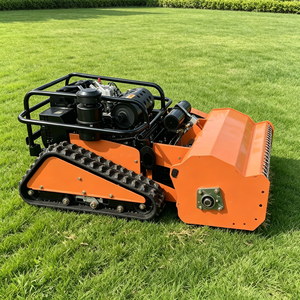 Robot tondeuse à chenilles télécommandé 800 mm, moteur essence <span class=keywords><strong>4</strong></span> temps, pour pentes et tout-terrain, broyeur de gazon pour vergers, bricolage - Product Image 6