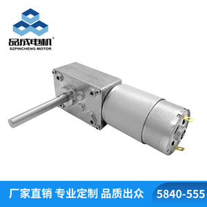 Moteur à engrenages CC 24V 5840-555 à autoblocage, couple élevé, engrenage métallique, vis sans fin, 500 tr/min, 8 mm, pour utilisation en électroménager, certifié ROHS - Product Image 5