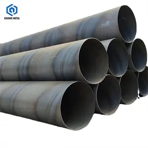 Dn1700 Dn1800 Astm 139 Grade B 16 Inch 4130 20'' Carbon Welded 5.5mm Thickness 14 Inch 1000mm Diameter Spiral Steel Pipe