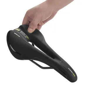 Selle De Vélo électrique à Ressorts – Coussin épais, Dimensions 30x21x8 Cm, Noir