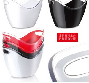 Custom Logo 3L 3.2L 4L 8L 12L White Black Red Clear Transparent Cheap Price Champagne Cola Beer Wine <b>Plastic</b> Ice Bucket - Product Image 2