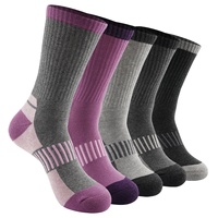 Chaussettes de ski tricotées transfrontalières automne-hiver, épaisses, à fond éponge, absorbant la transpiration, antidérapantes, chaudes, ODM, pour la randonnée et le snowboard
