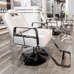 Hair Styling Chair for High-end Salons Adjustable Rotatable and Foldable for Styling Coloring Cutting and More Barber Chair - Product Image 1