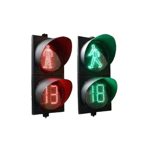 300mm plastique haute qualité Led feux de croisement pour piétons pour <span class=keywords><strong>carrefour</strong></span> avec feu de circulation compte à rebours personnalisé - Product Image 1