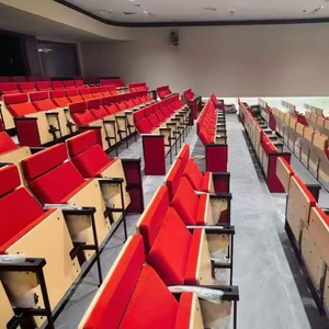 Sièges d'auditorium en tissu de coton et lin en fer forgé de <span class=keywords><strong>haute</strong></span> qualité chaises de rangée de grand théâtre sièges d'auditorium chaises de cinéma - Product Image 3